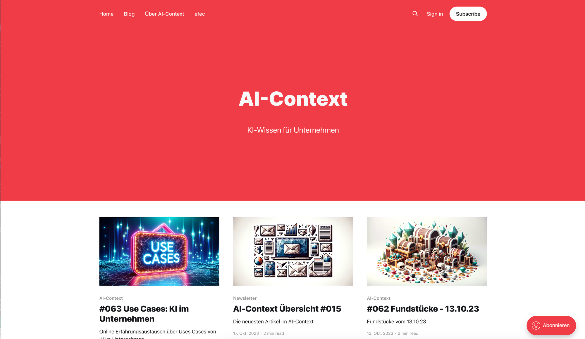 #064 AI-Context hat jetzt eine eigene Webseite